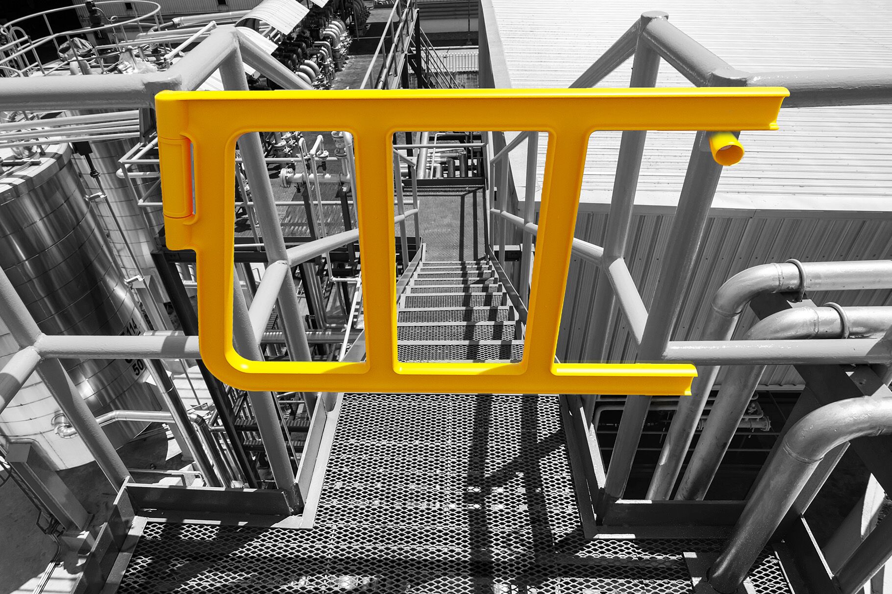 Boplan DOUBLE AXES GATE in un contesto live - Cancello di sicurezza