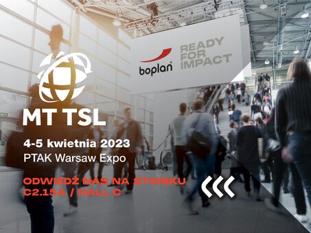 Zdjęcie udziału w wystawie Boplan na MT TSL w Warszawa, Polska