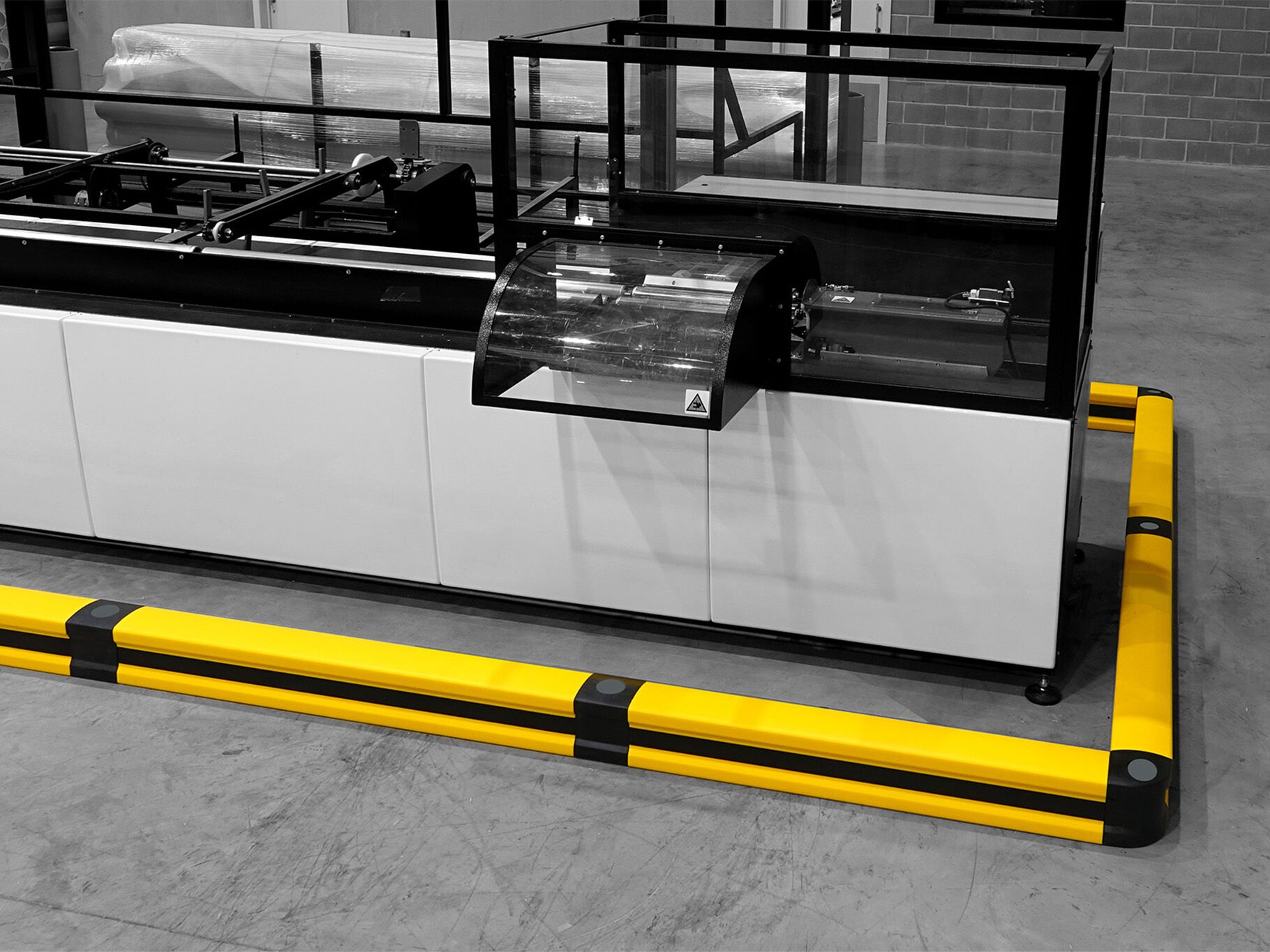 Boplan FLEX IMPACT® FLIP 180M in een reële omgeving - Veiligheidsplinten
