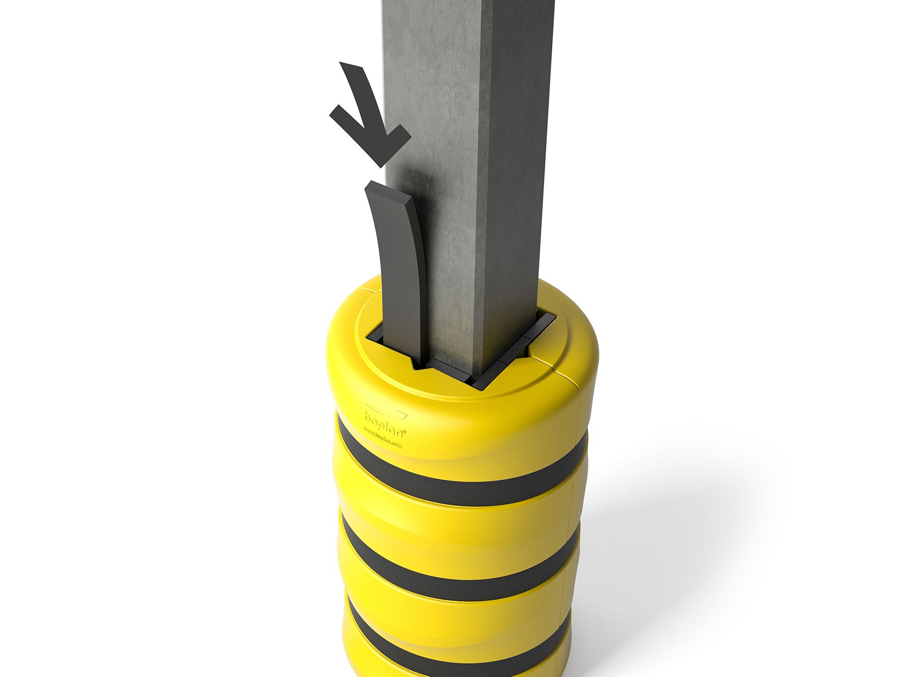 Image illustrant la mousse de rembourrage optionnelle pour un Boplan FLEX IMPACT® KP PROTECTOR.