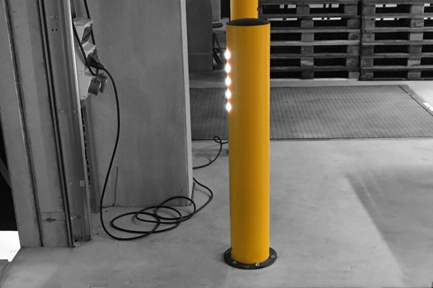 Boplan FLEX IMPACT® BO LED in un contesto live - Dissuasore