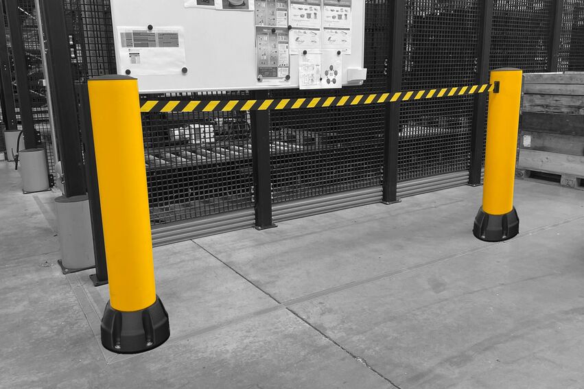 Boplan FLEX IMPACT® BO BELT in un contesto live - Bollard
