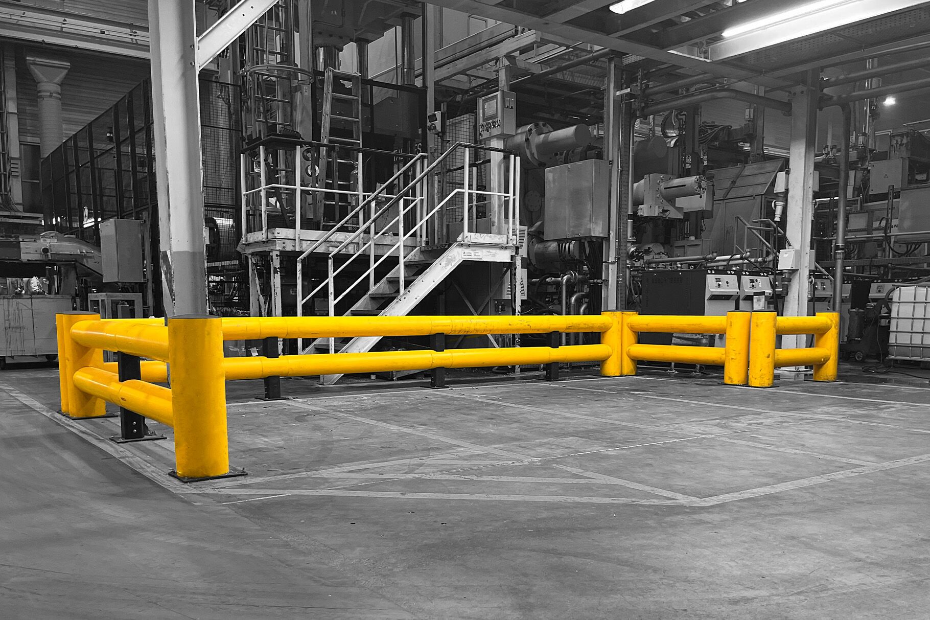 Yellow Boplan TB 400 Double in Magna factory