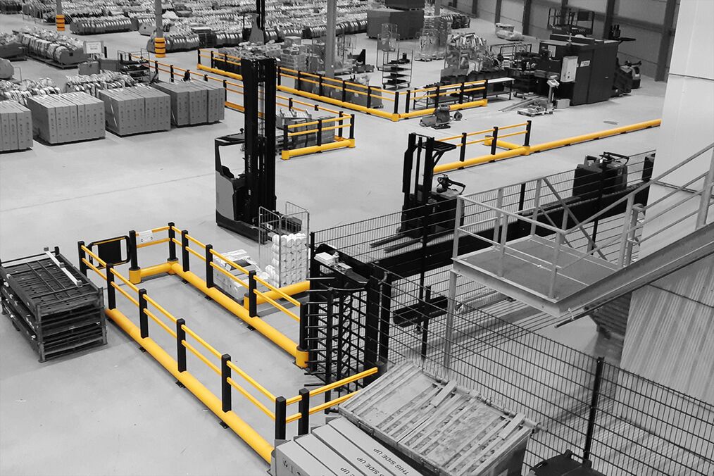 Boplan FLEX IMPACT® TB 260 Plus, TB 260 e SG SWING GATE in ambiente industriale
