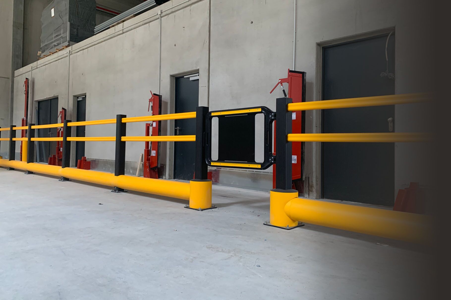Boplan FLEX IMPACT® SG Swing Gate in a live setting - Safety Gates