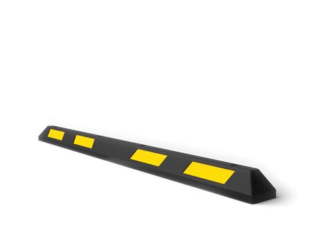 Render di un WS WHEELSTOP 105 - Arresto delle ruote su sfondo bianco
