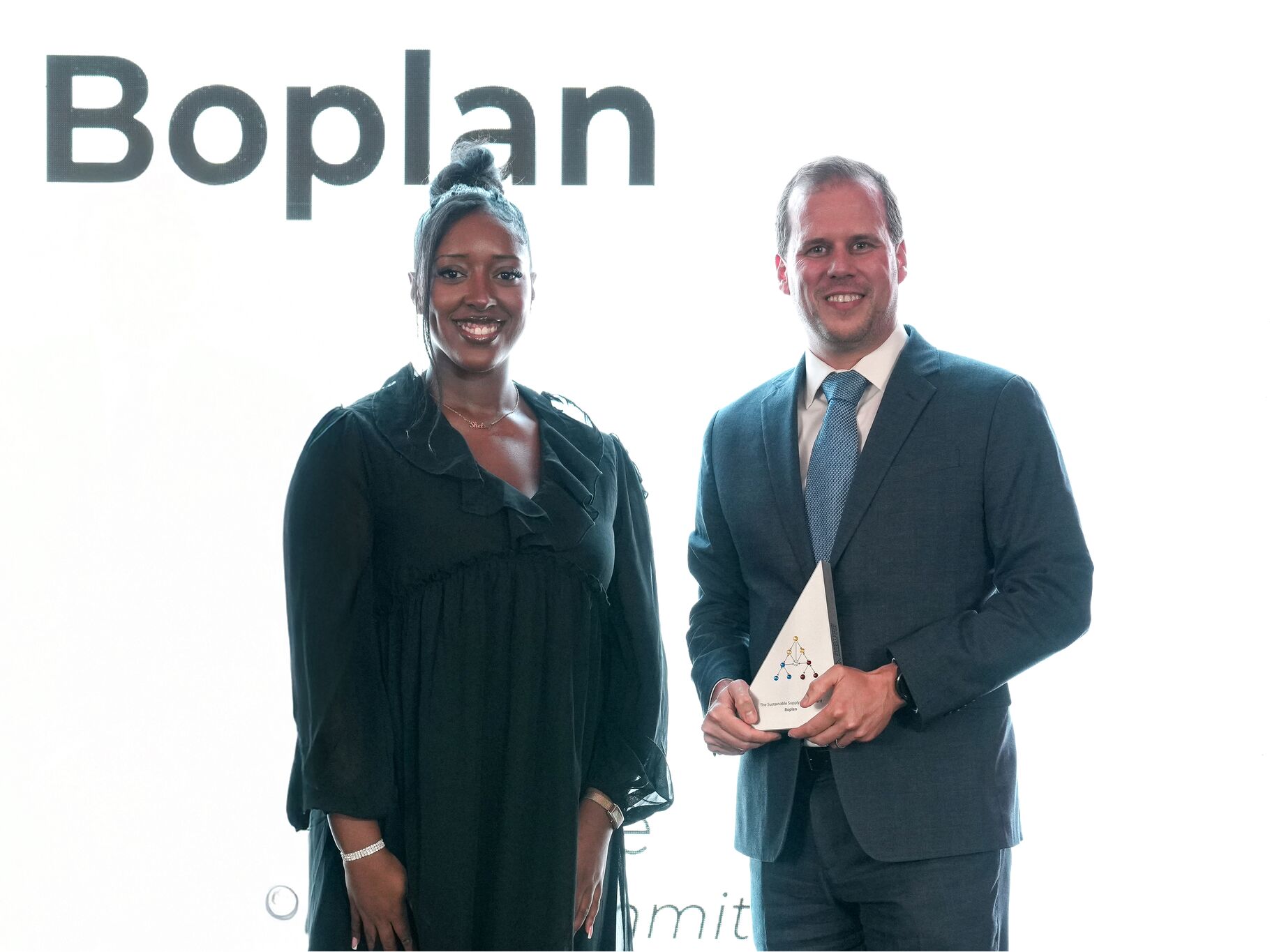 Picture of Boplan winning the Sustainable Supply Chain Excellence Award USA 2025