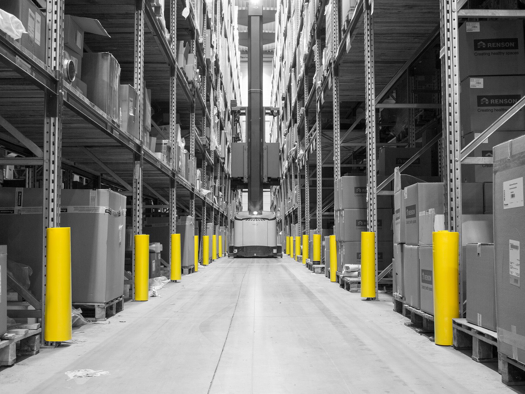 Boplan FLEX IMPACT® RB Rackbull dans un environnement industriel