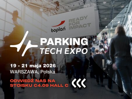 Zdjęcie udziału w wystawie Boplan na Parking Tech Expo w Warszawa, Polska
