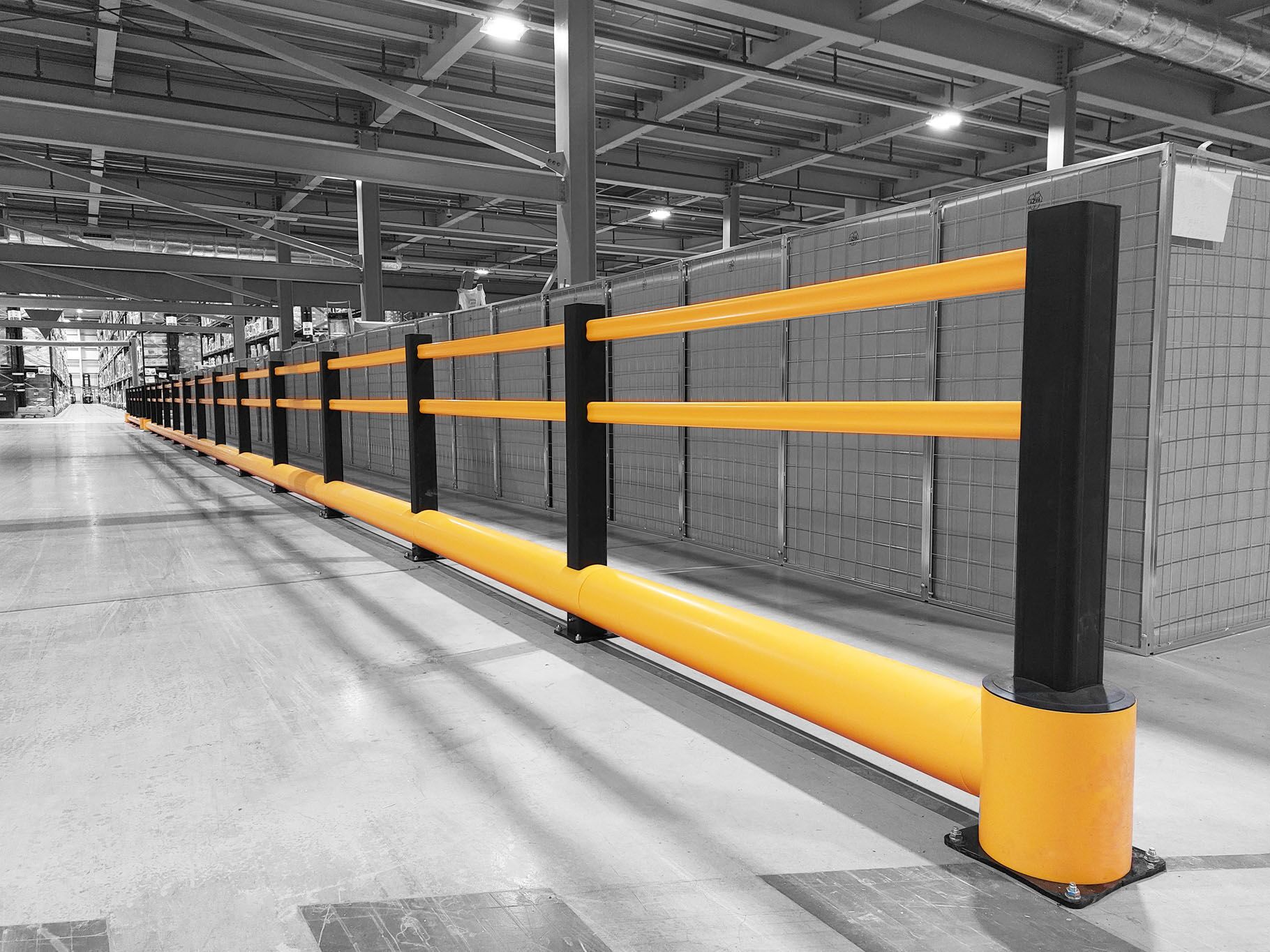 Boplan FLEX IMPACT® TB 260 PLUS in einer realen Umgebung - Rammschutzplanke