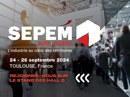 Photo d'une participation à l'exposition de Boplan au Sepem Industries à Toulouse, France