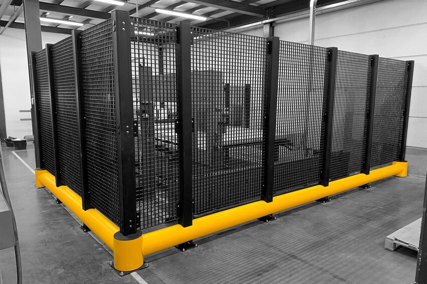 Boplan FLEX IMPACT® TB 260 PLUS FENCE in einer realen Umgebung - Rammschutzplanke