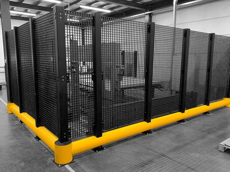 Boplan FLEX IMPACT® TB 260 PLUS FENCE in een reële omgeving - Aanrijdbeveiliging