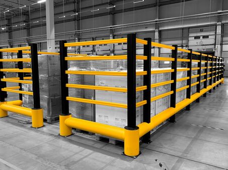 Boplan FLEX IMPACT® TB 400 GRILL in een reële omgeving - Aanrijdbeveiliging