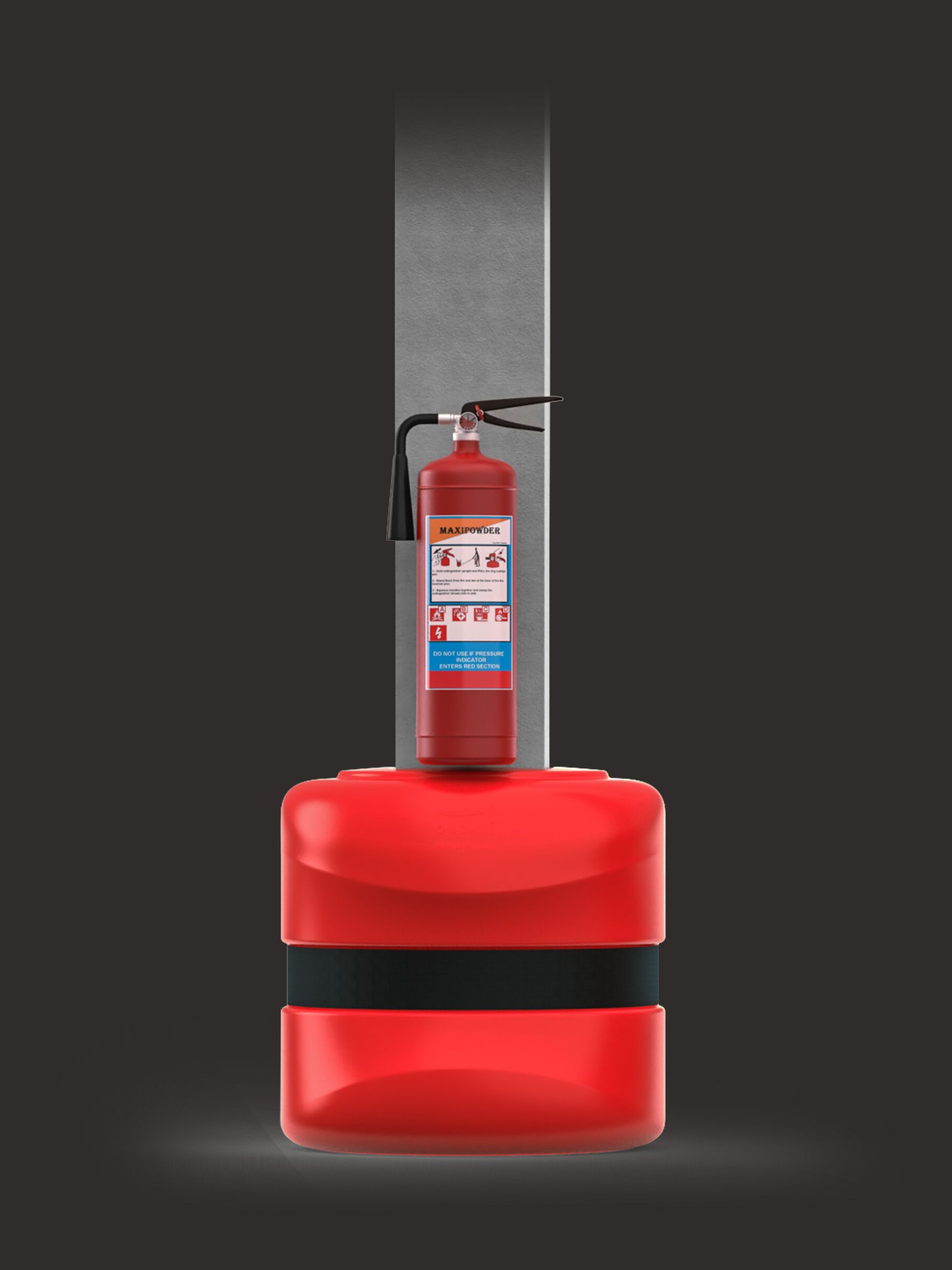 Boplan low KP Protector in rot zum Schutz von Feuerlöschanlagen