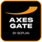 Logo Axes Gate by Boplan