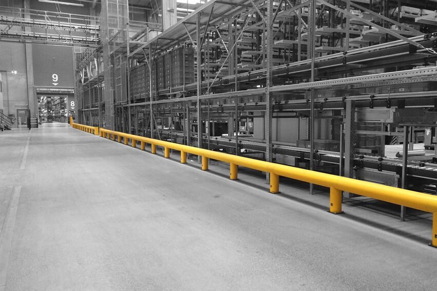 Boplan FLEX IMPACT® TB 550 in einer realen Umgebung - Rammschutzplanke