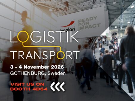 Picture of a Boplan exhibition participation at Logistik & Transport in Gothenburg, Sweden

