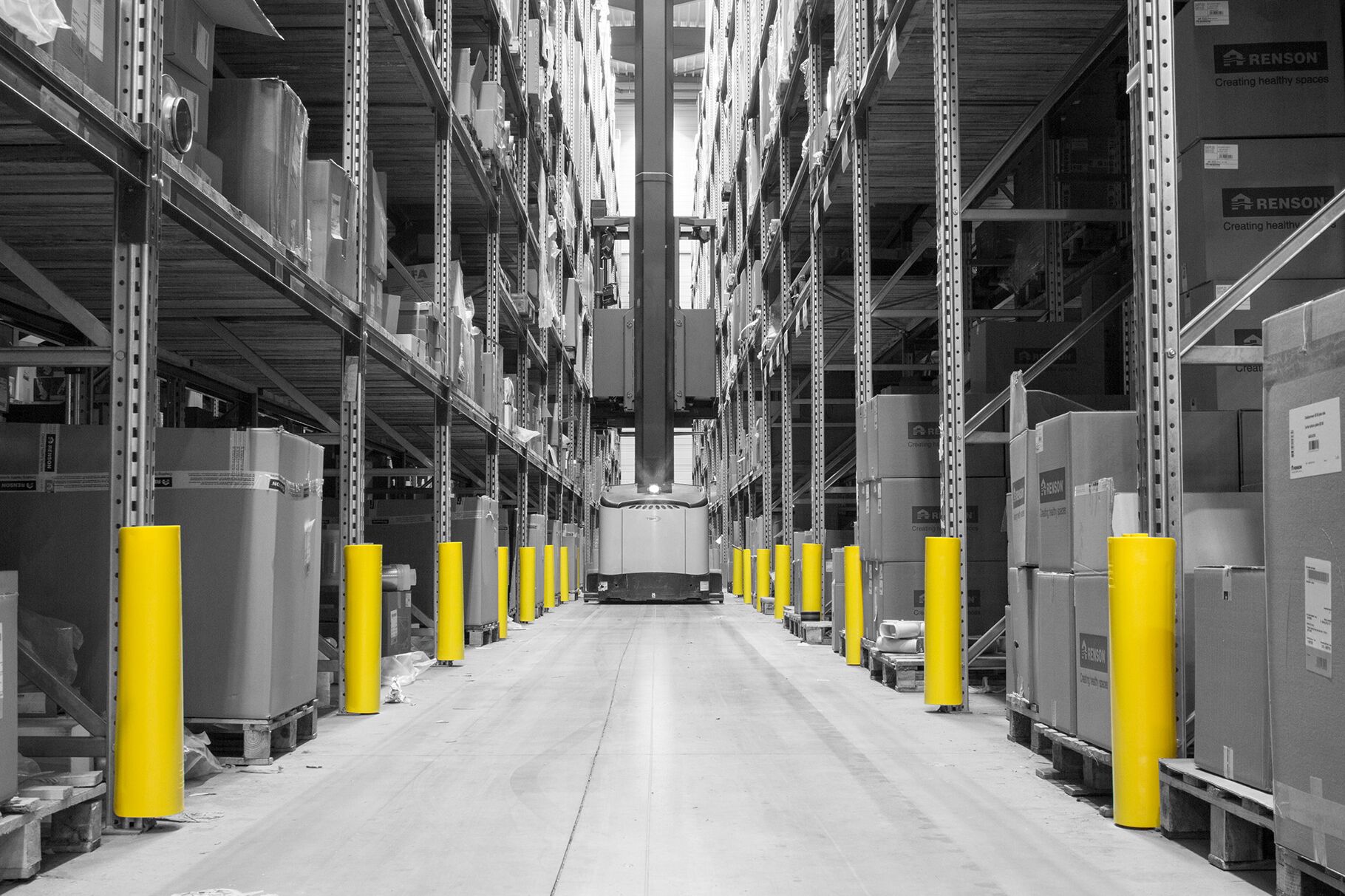 Boplan FLEX IMPACT® RB Rackbull in een industriële omgeving

