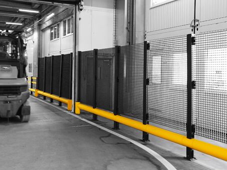 Boplan FLEX IMPACT® TB 400 Plus Fence dans un environnement industriel
