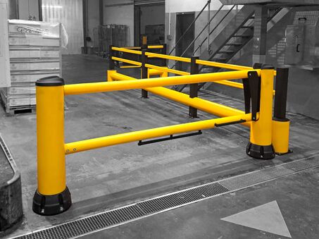 Boplan FLEX IMPACT® Dock Gate dans un environnement industriel