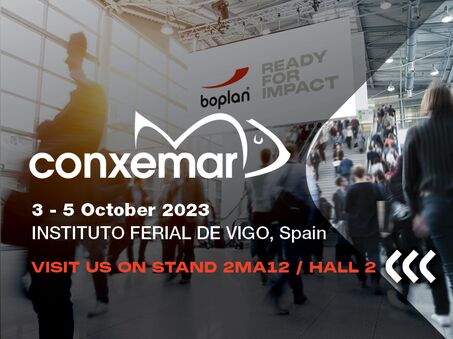 Imagen de la participación en una exposición de Conxemar en Vigo, España