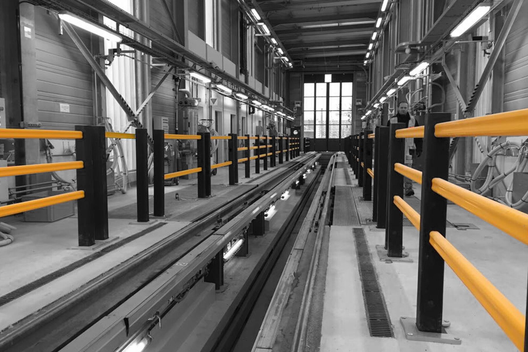 Boplan FLEX IMPACT® HP Plus et Single Axes Gate dans un environnement industriel