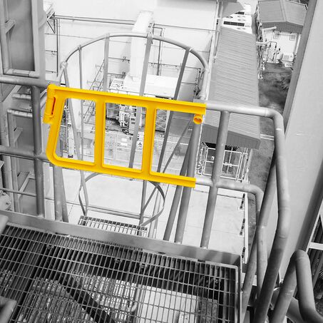 Boplan DOUBLE AXES GATE in einer realen Umgebung - Sicherheitstür