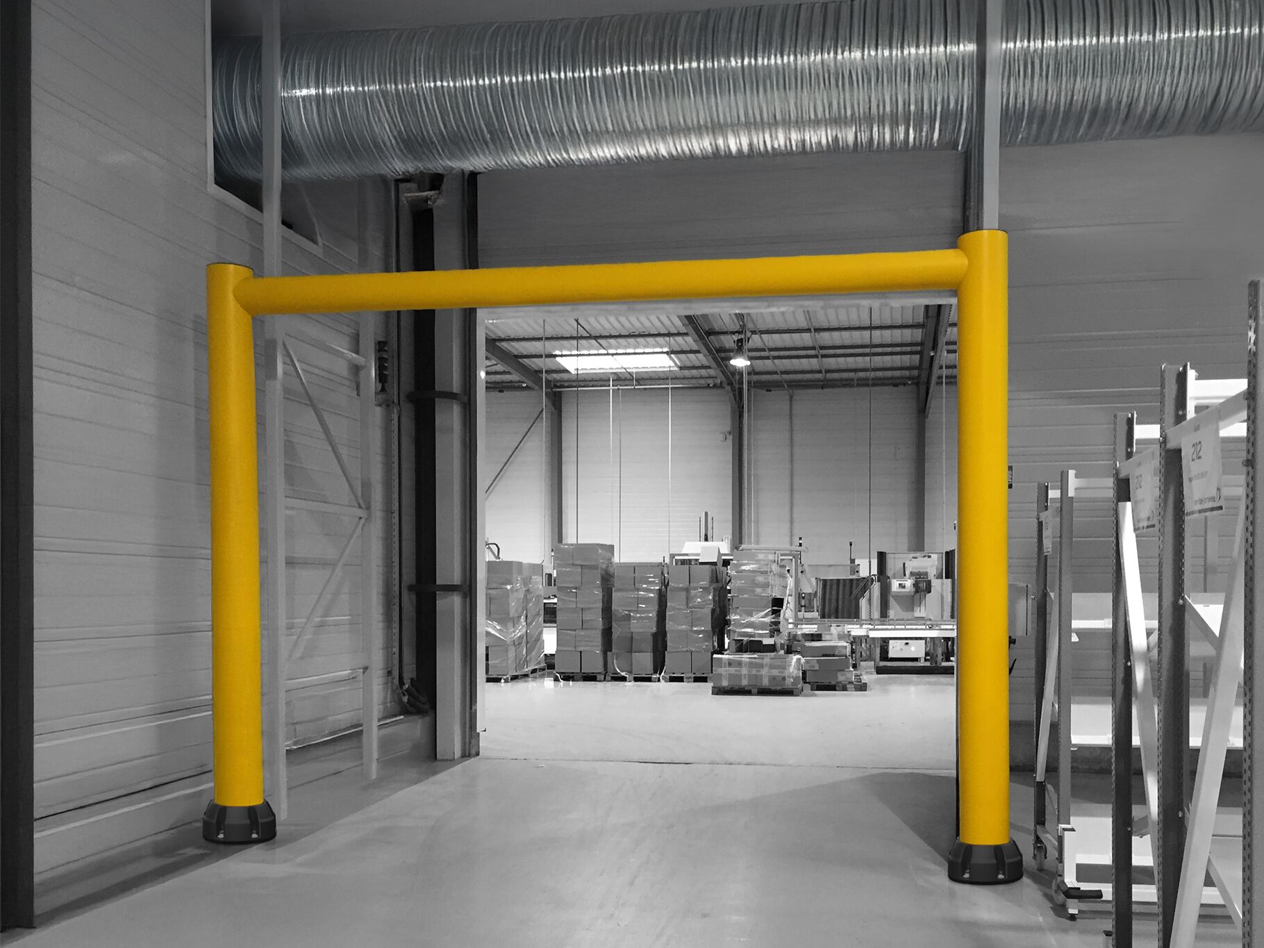 Boplan FLEX IMPACT® GP Goal Post 200B w środowisku przemysłowym