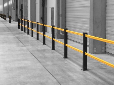 Boplan FLEX IMPACT® HP PLUS 2 RAILS en un ambiente real - Barreras peatonales