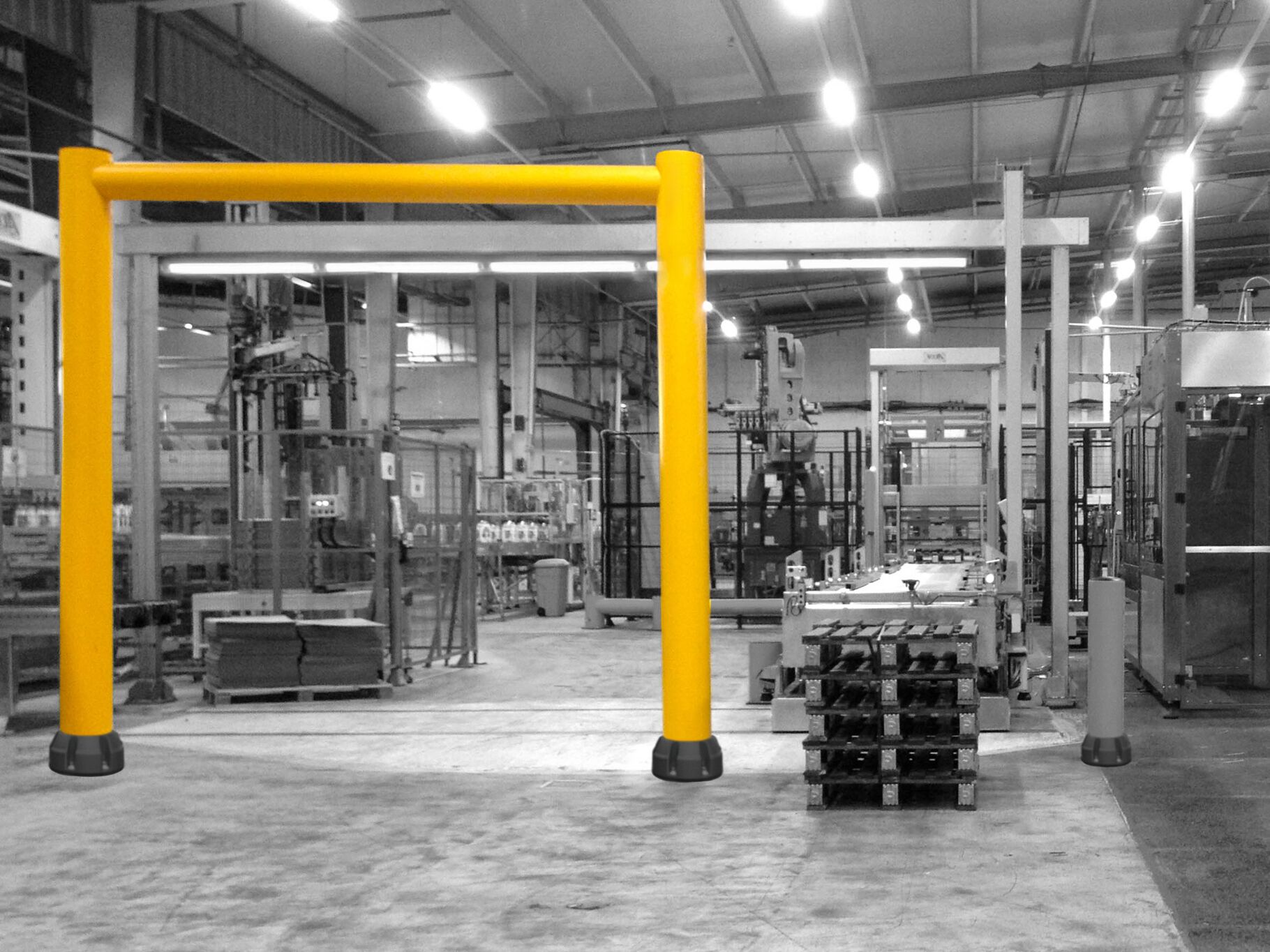 Boplan FLEX IMPACT® GP Goal Post 250R w środowisku przemysłowym