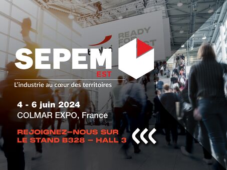 Photo d'une participation à l'exposition de Boplan au Sepem Industries à Colmar, France