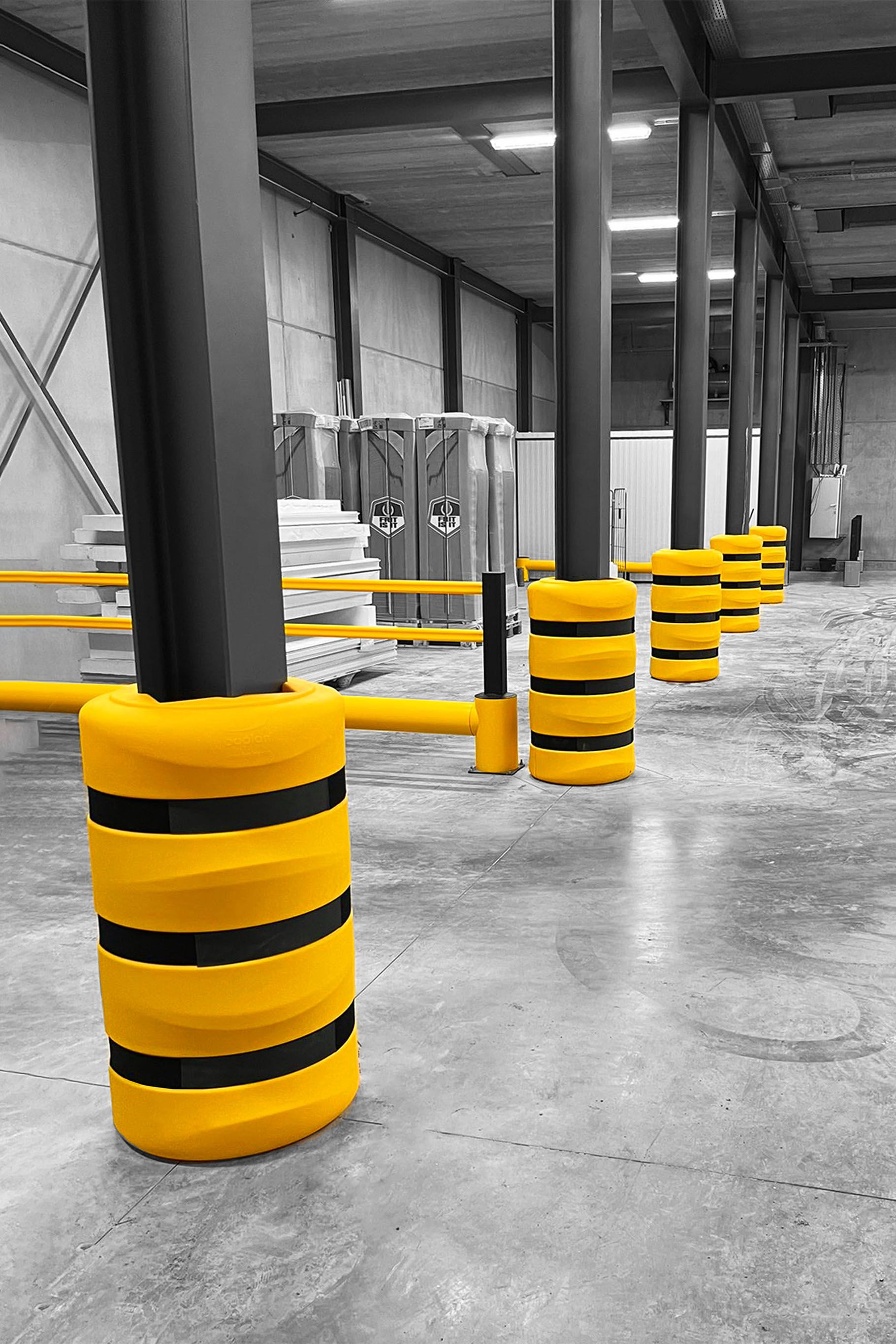 Boplan FLEX IMPACT® KP Protector-range in an industrial environment