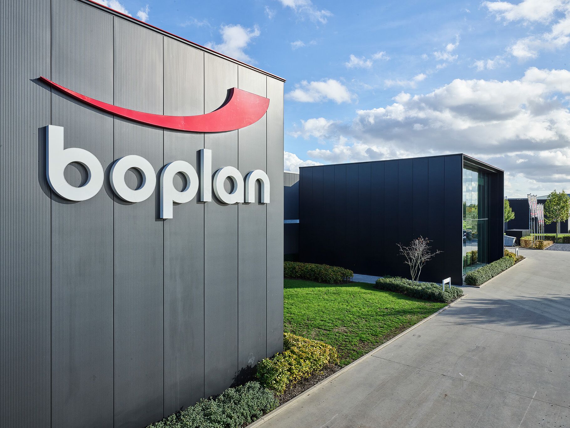 Immagine della sede centrale di Boplan in Belgio 