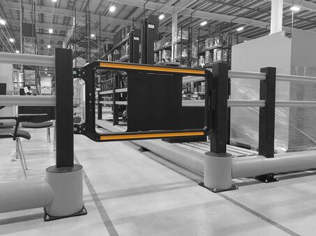 Boplan FLEX IMPACT® SG SWING GATE en situation réelle - Portillon de sécurité