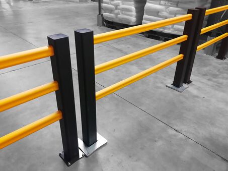 Yellow Boplan HP PLUS, REMOVABLE BASEPLATE in an industrial environment
