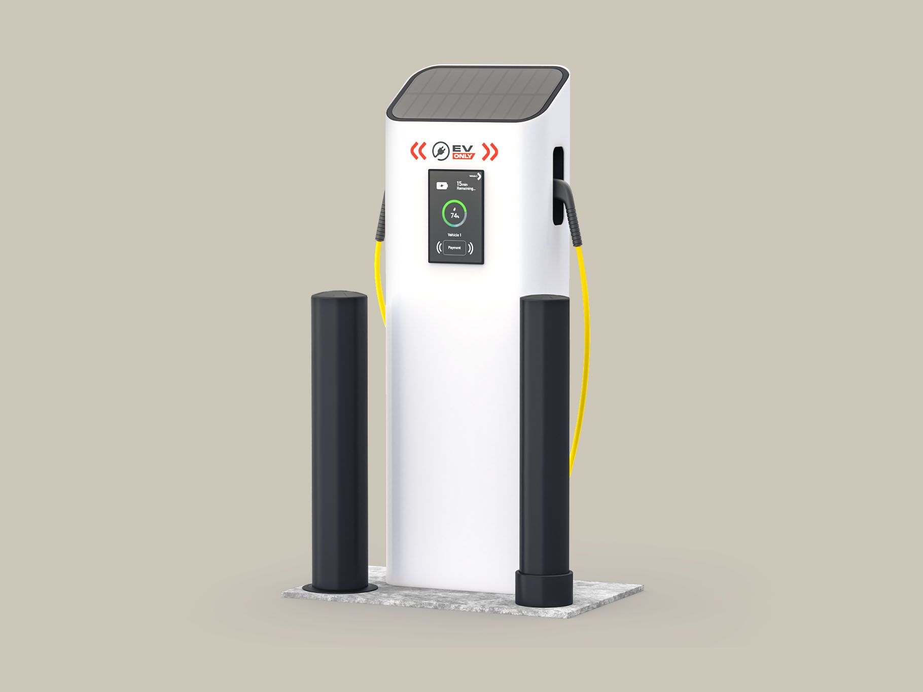 Boplan FLEX IMPACT® BO125L EV in een parkeeromgeving
