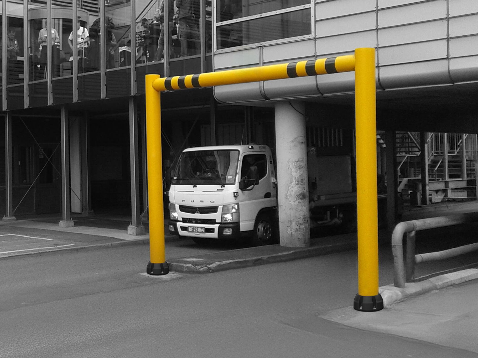 Boplan FLEX IMPACT® GP Goal Post 250R w środowisku przemysłowym