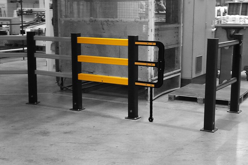 Boplan FLEX IMPACT® SG SLIDING GATE in einer realen Umgebung - Sicherheitstür