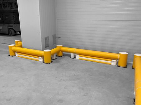 Boplan TB 400, FLIP180L M giallo in ambiente industriale
