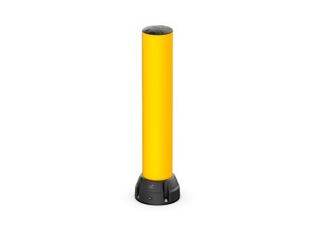 Render di un BO200R giallo - Dissuasore su sfondo bianco