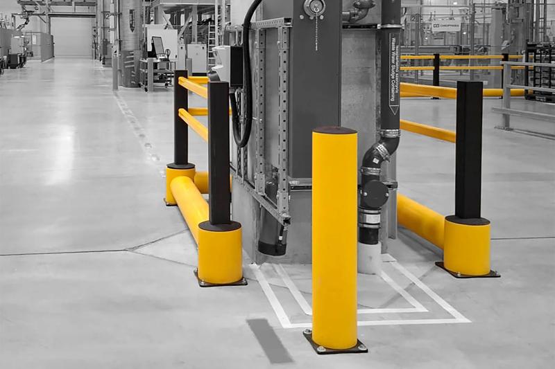 Boplan jaune TB 260 PLUS, BO IMPACT dans une installation BMW
