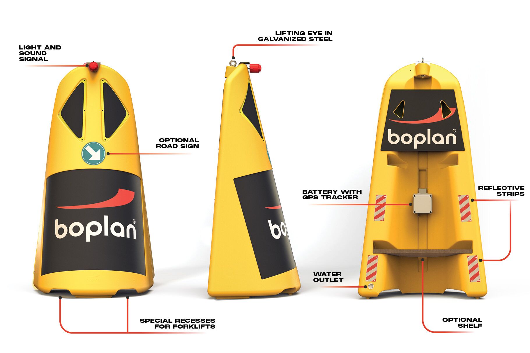 Croquis du Boplan Race Totem avec ses spécifications