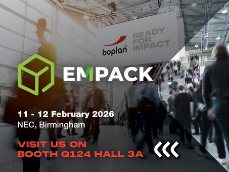 Picture of a Boplan exhibition participation at Empack in Birmingham, United Kingdom
