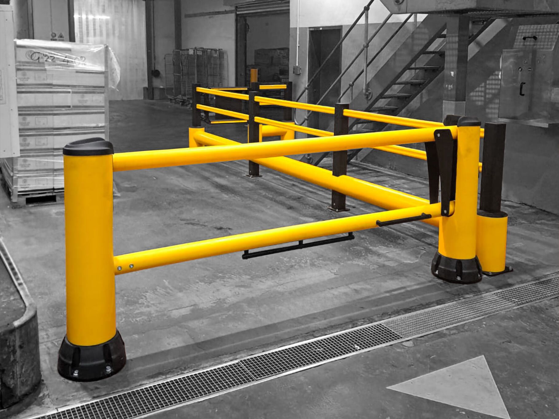 Boplan FLEX IMPACT® DOCK GATE FORCE as a safety solution for warehousing, transport and logistics