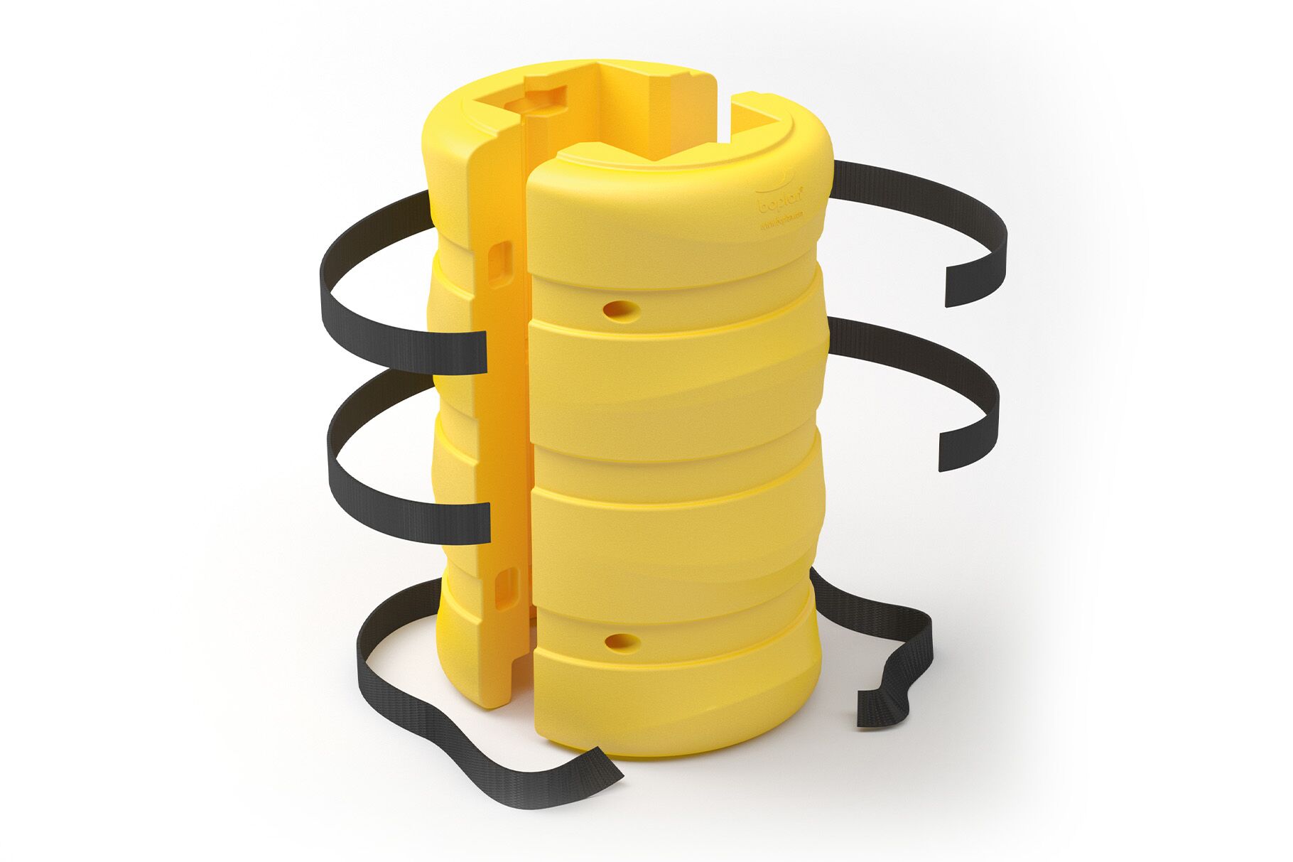Image illustrant l'installation rapide et facile d'un FLEX IMPACT® KP PROTECTOR de Boplan