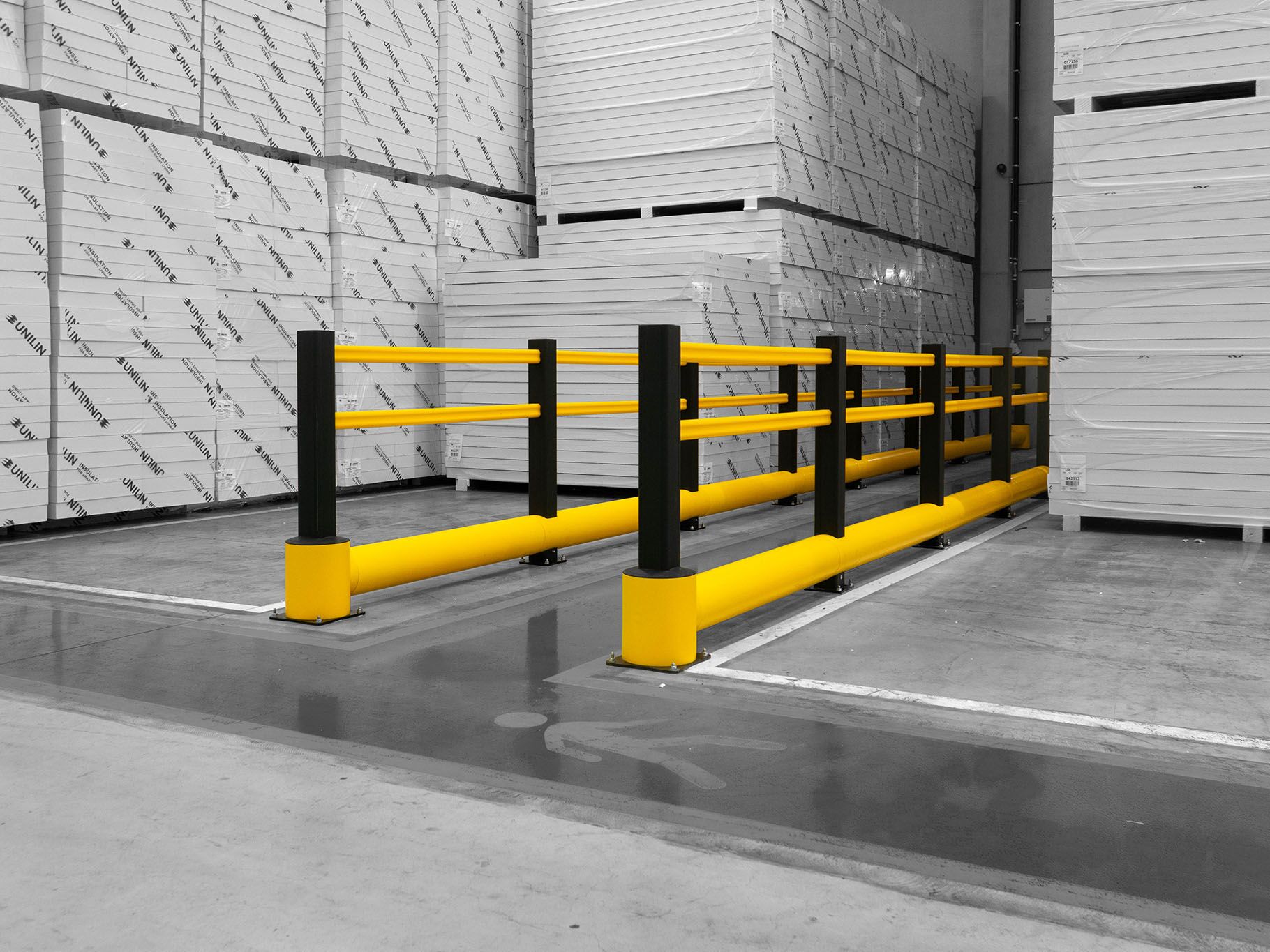 Yellow Boplan TB 260 PLUS in un impianto Unilin