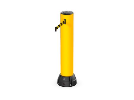 Render di un BO BELT giallo - Dissuasore su sfondo bianco