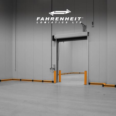 Yellow Boplan BO200R and FLIP 180M in Fahrenheit Logistics factory