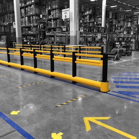 Boplan FLEX IMPACT® TB 260 Plus et LINE PLAN Uni dans un environnement industriel